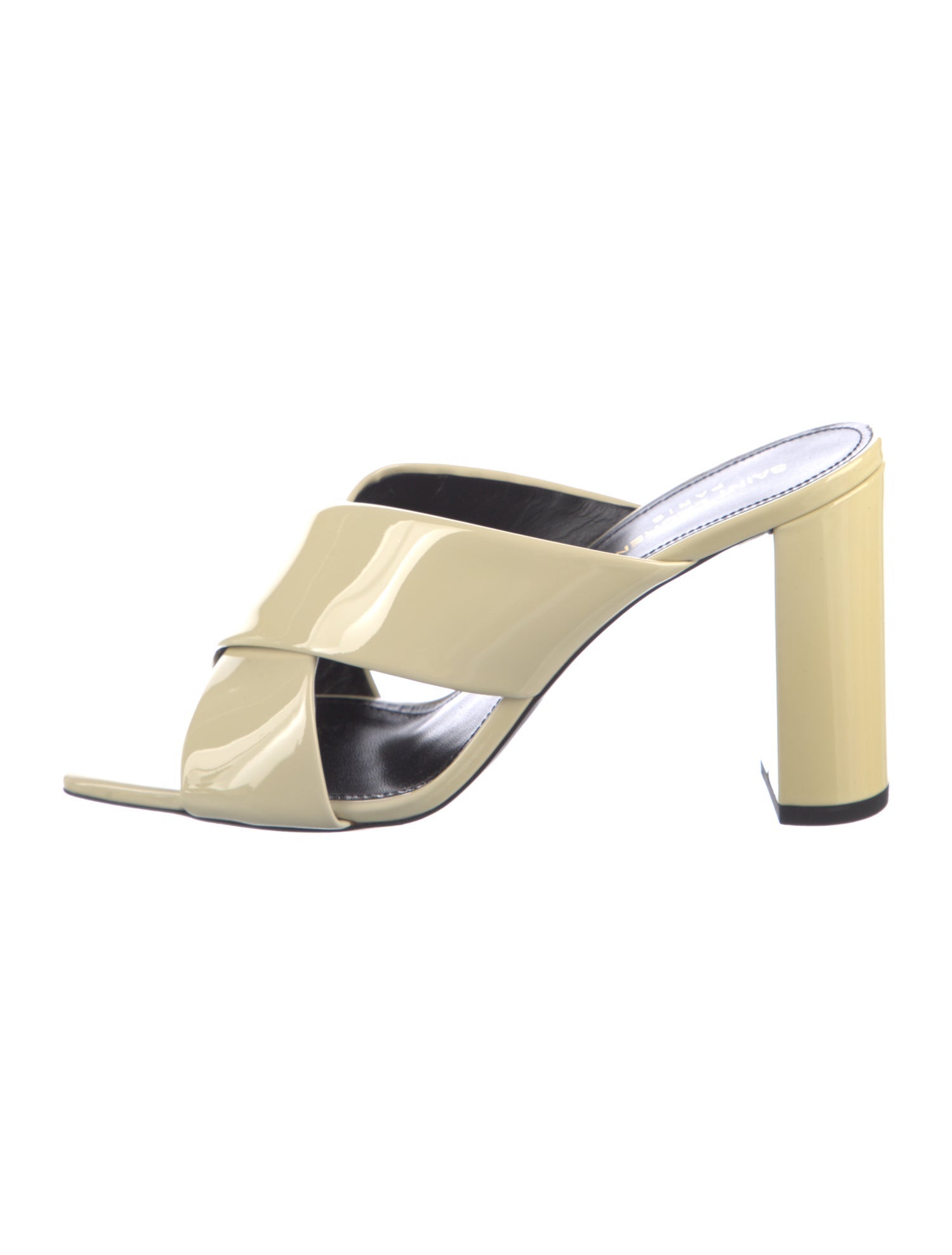 Saint Laurent Patent Leather Slides